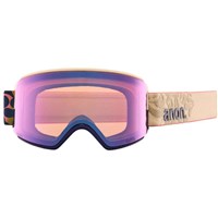 Anon WM3 Goggle + Bonus Lens + MFI Face Mask - Focal Frame with Perceive Variable Blue & Perc Cloudy Pink Lenses (22265104964)