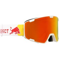 Red Bull Spect Park Goggle - Park Matte White Frm w/ Orange / Red Mirr Lens