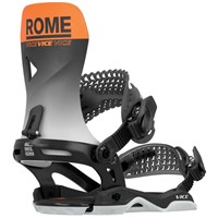 Rome Vice Snowboard Binding - Men's - Black / Orange - 1