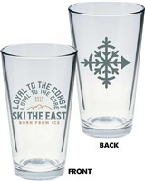 Ski the East Appalachian Pint Glass