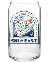 Ski the East Small Mountain Pint Glass