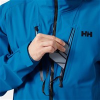 Helly Hansen Alpha Long Shell Jacket - Men's - Cerulean Blue