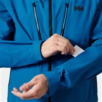 Helly Hansen Alpha Long Shell Jacket - Men's - Cerulean Blue