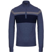 Kjus Stripe Sweater Half Zip - Men's