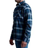 Kuhl Dillingr Flannel LS Shirt - Men's - Blue Ridge