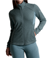 Kuhl Reactiv Grid Fleece FZ - Women's - Mineral Blue