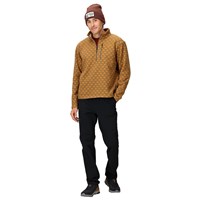 Marmot Heavyweight Drop Line Printed 1/2 Zip - Men's - Honey Glaze Geo Peaks