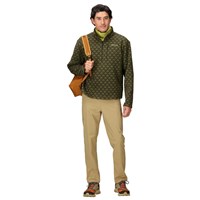 Marmot Heavyweight Drop Line Printed 1/2 Zip - Men's - Rosin Green Geo Peaks