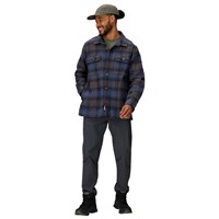 Marmot Pinecrest Heavyweight Flannel Overshirt - Men's - Thunderhead