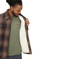 Marmot Ridgefield Sherpa Flannel Shirt Jacket - Men's - Black