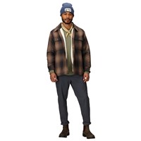 Marmot Ridgefield Sherpa Flannel Shirt Jacket - Men's - Black