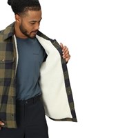 Marmot Ridgefield Sherpa Flannel Shirt Jacket - Men's - Nori / Black
