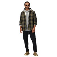 Marmot Ridgefield Sherpa Flannel Shirt Jacket - Men's - Nori / Black