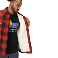 Marmot Ridgefield Sherpa Flannel Shirt Jacket - Men's - Sumac