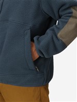 Marmot Wanderer High Pile Fleece Jacket - Men's - Thunderhead / Claystone