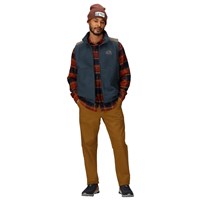 Marmot Wanderer High Pile Fleece Vest - Men's - Thunderhead / Claystone