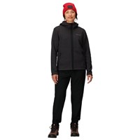 Marmot Drop Line Fleece Full Zip Hoody - Women's - Black Heather