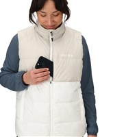 Marmot Guides Down Vest - Women's - Birch Bark / Pearl