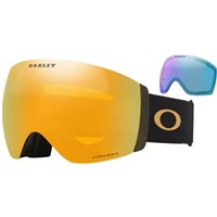 Oakley Flight Deck Pro L 50th Black Goggle - Mettalic Black Gold Frame w/ Prizm 24K & Prizm Iced Lenses (OO7138-09)
