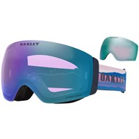 Oakley Flight Deck Pro M Mikaela Signature Goggle - Mikaela Shiffrin Sig Frame w/ Prizm Iced & Prizm Sapphire Lenses (OO7139-08)