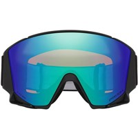 Oakley Flow M Matte White Goggle - Matte Black Frame w/ Prizm Sapphire & Prizm Iced Lenses (OO7147-01)