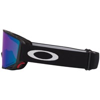 Oakley Flow M Matte White Goggle - Matte Black Frame w/ Prizm Sapphire & Prizm Iced Lenses (OO7147-01)