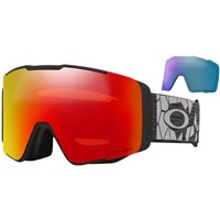 Oakley Line Miner Pro L (Low Bridge Fit) Goggle - Black Reinforce Frame w/ Prizm Torch & Prizm Iced Lenses (OO7136-1400)