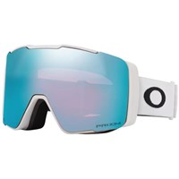 Oakley Line Miner Pro L (Low Bridge Fit) Goggle - Matte White Frame w/ Prizm Sapphire Irid & Prizm Iced Irid Lenses (OO7136-07)