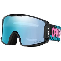 Oakley Prizm Line Miner L Goggle - Chex Black Frame w/ Prizm Snow Sapphire Iridium Lens (OO7070-I2)