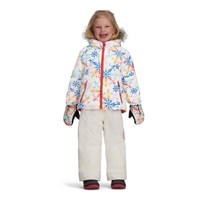 Obermeyer Ashor Jacket w/Faux Fur - Girl's - Skiflake / Multi