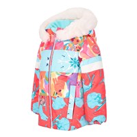 Obermeyer Kaizen Jacket w/Faux Fur - Girl's - Daffy Dayz / Pink