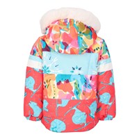 Obermeyer Kaizen Jacket w/Faux Fur - Girl's - Daffy Dayz / Pink