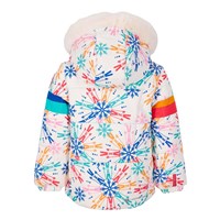 Obermeyer Kaizen Jacket w/Faux Fur - Girl's - Skiflake / Multi