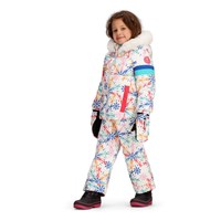 Obermeyer Kaizen Jacket w/Faux Fur - Girl's - Skiflake / Multi