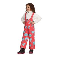 Obermeyer Snoverall Print Bib Pant - Girl's - Daffy Dayz / Pink