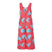 Obermeyer Snoverall Print Bib Pant - Girl's - Daffy Dayz / Pink