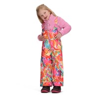 Obermeyer Snoverall Print Bib Pant - Girl's - Passion Palette