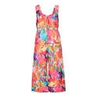 Obermeyer Snoverall Print Bib Pant - Girl's - Passion Palette