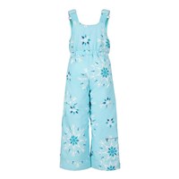 Obermeyer Snoverall Print Bib Pant - Girl's - Skiflake / Blue