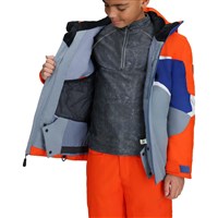 Obermeyer Mach 15 Jacket - Teen Boy's - High Kick Orange