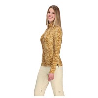 Obermeyer Oly Baselayer Zip Top - Women's - Honey Snake