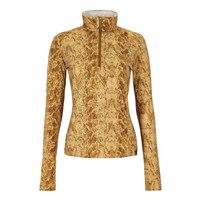 Obermeyer Oly Baselayer Zip Top - Women's - Honey Snake