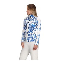 Obermeyer Oly Baselayer Zip Top - Women's - Midnight Flowers