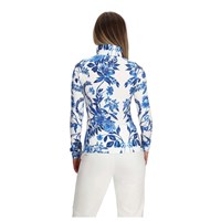 Obermeyer Oly Baselayer Zip Top - Women's - Midnight Flowers