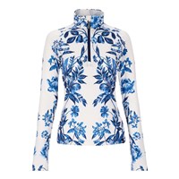 Obermeyer Oly Baselayer Zip Top - Women's - Midnight Flowers