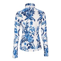 Obermeyer Oly Baselayer Zip Top - Women's - Midnight Flowers
