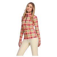 Obermeyer Oly Baselayer Zip Top - Women's - Sun Day Plaid