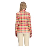 Obermeyer Oly Baselayer Zip Top - Women's - Sun Day Plaid