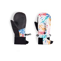 Obermeyer Thumbs Up Print Mitten - Youth - Skiflake / Multi