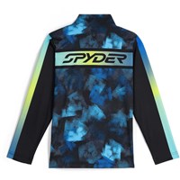 Spyder Jacobs 1/2 Zip - Boy's - Cobalt Block Camo